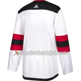 Camisola New Jersey Devils Blank Adidas Branco Authentic - Homem